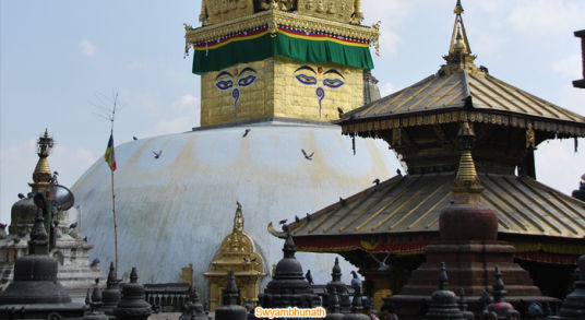 Boudhanath and Swayambhunath